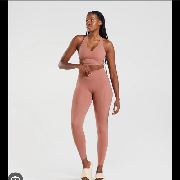 Gymshark- Bra is size S new no tags, size tag cut out.  Pants XS NWT. - Picture 2 of 2